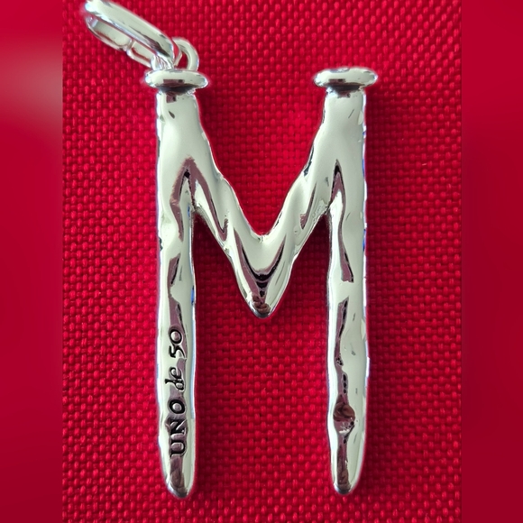Uno de 50 • Initial M • Silver plated • Large - Picture 4 of 12